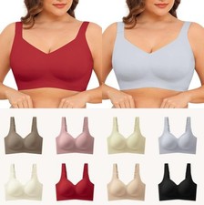 Womens Soft Wireless Push Up