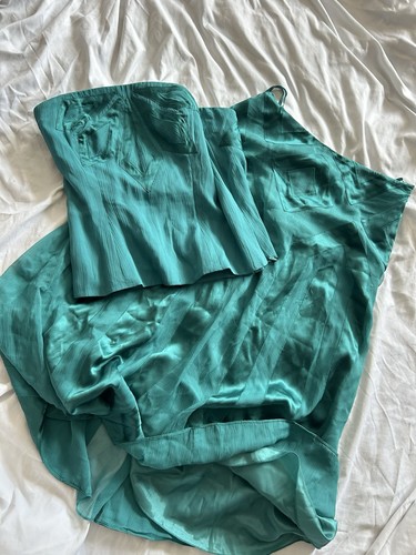 100 silk vintage - vintage, teal