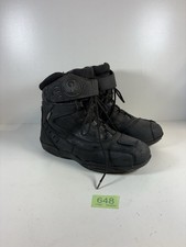 MERLIN STREET WP BLACK WATERPROOF SHORT LEATHER MOTORCYCLE BOOTS | Women’s UK 4