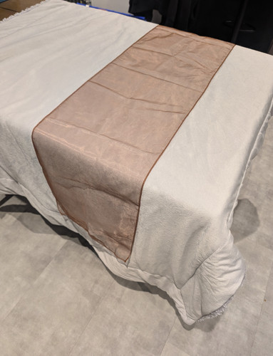 Sheer table runners coffee - sheer,