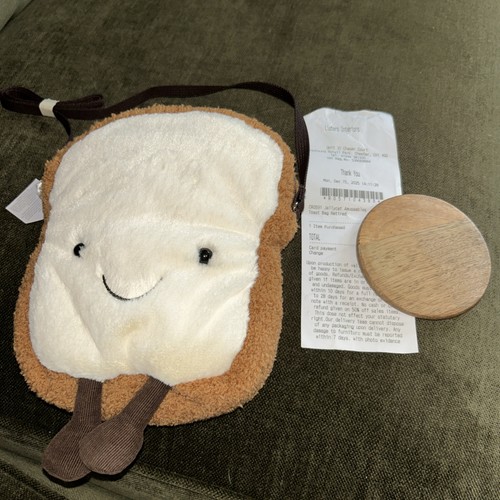 Jellycat amusable toast bag - toast,