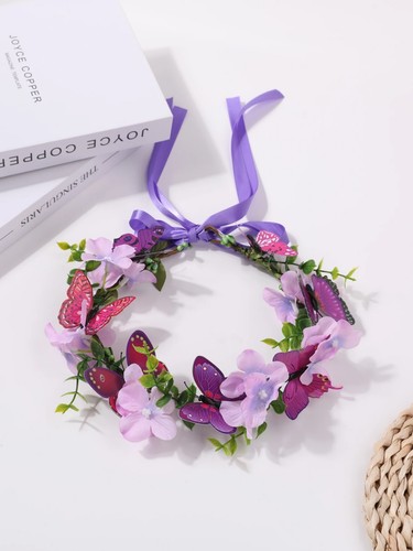 Wreath headband floral - headband,