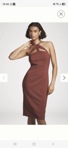 Anthropologie halter cut out - cut,