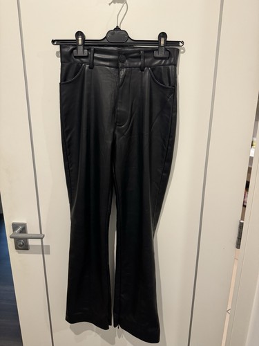 Zara black faux - faux, leather