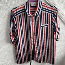 Vintage Roland Klein British Airways Uniform Blouse Short Sleeved Size 12 ￼