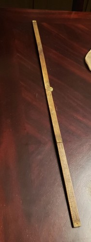 Antique wooden folding ruler - wooden,