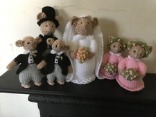 Bride and groom bridesmaids