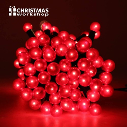 Red berry light set - red, 80
