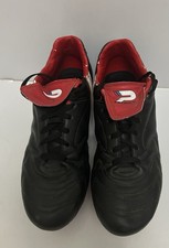 Patrick Men’s Soccer Cleats Size 11 Leather Football Boots Red White Accents