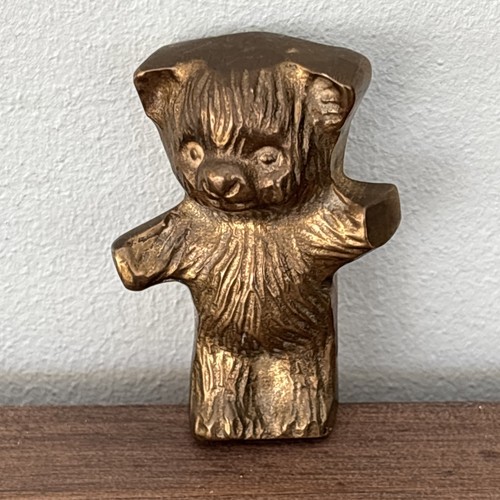 Vintage ornate solid brass - ornate,