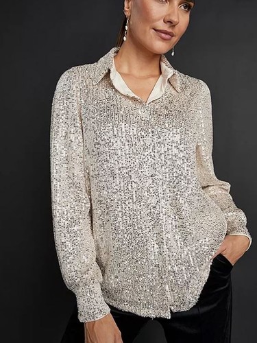 Kaleidoscope sequin shirt - kaleidoscope, in