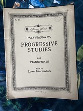 Edition Wood Progressive Studies for Pianoforte Book 3 Lower Intermediate