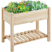 Wood Garden Raised Bed