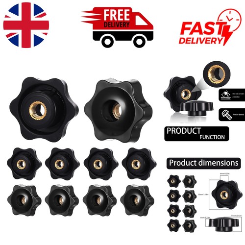 Pcs star clamping - 10, nuts