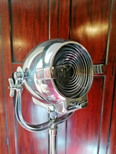 Vintage Strand Electric PATT  123 Theatre Light Highly Polished Circa 1950s