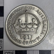 Australia 1937 Silver Crown