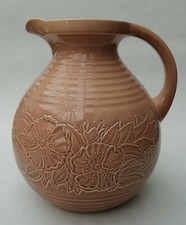 Vintage Art Deco Pink Pitcher