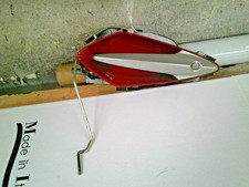 2006 TO 2011 HONDA CIVIC MK8 DRIVERS OFF SIDE RIGHT FRONT DOOR HANDLE IN R81 RED