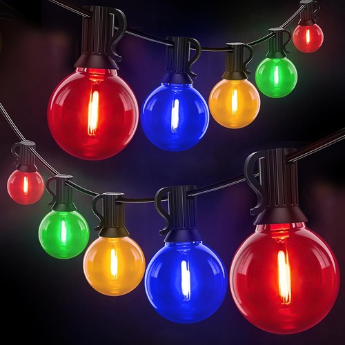 100ft coloured outdoor string - outdoor,