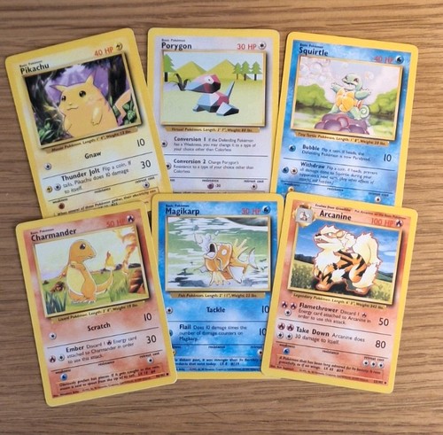 1999 pokemon base set wotc - pokemon,