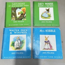 Vintage Blackberry farm Books X 4 Lucy Walter & Winifred Mrs Nibble Saturday
