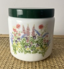 Vintage CLP Milk Glass Storage