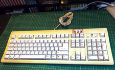 Vintage Turbo Trak HQK bits 9001 --  AT / 5 Pin DIN PC Keyboard Windows 95