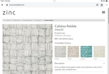 'Callaloo' Pebble, Zinc