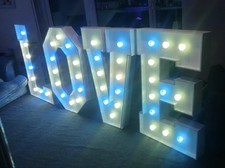 Giant 4ft LED Love Letters for Wedding and Party Celebrations