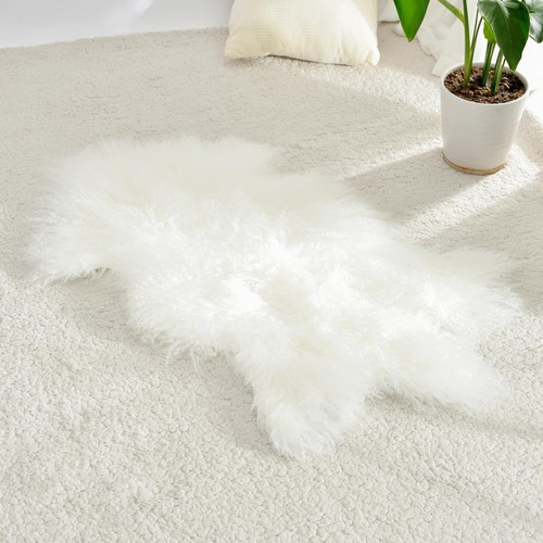 100 genuine sheepskin - area, rug