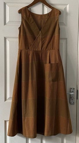 Toast ida midi dress cotton - toast,