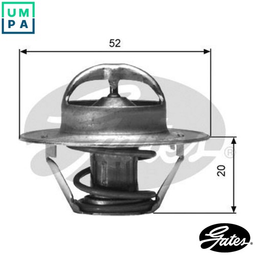 Thermostat coolant th00591g1 - thermostat,