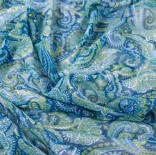 Paisley Power Mesh Fabric |