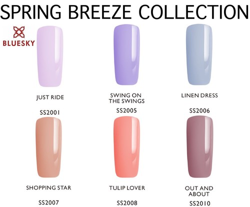 Bluesky nail gel - bluesky, spring