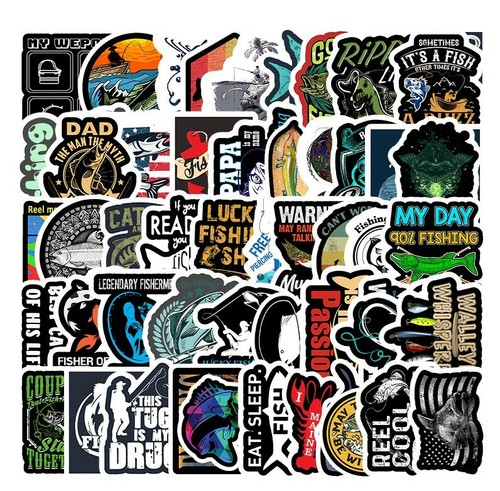 Fishing stickers - fishing,