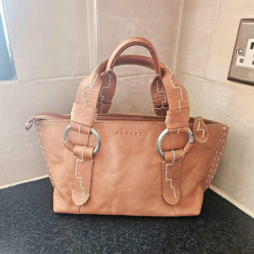 New radley brown leather - new,