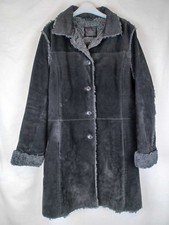 Donna Womens Suede Coat Size