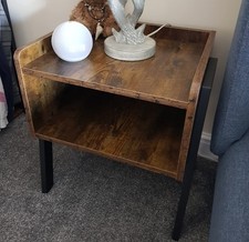 Industrial Bedside Table Retro