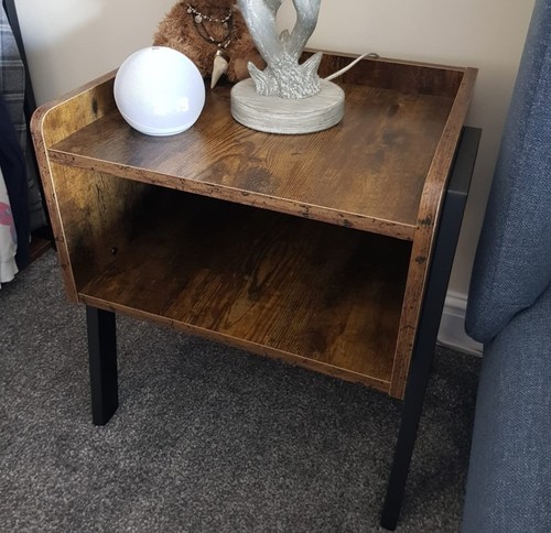 Industrial bedside table - industrial,
