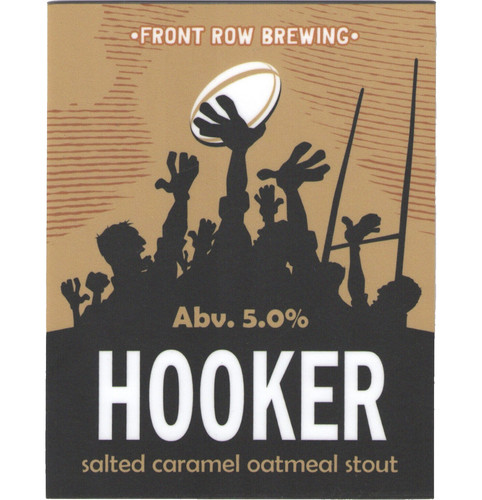 Ale beer pump clip - beer, front