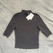 ZARA ruffled trimmed sleeve