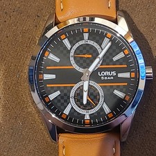  LORUS (Seiko) Mens Watch R3A61AX9. NEW WITH TAGS. *NEEDS NEW BATTERY*