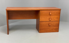 Vintage Stag Teak Desk Dresser