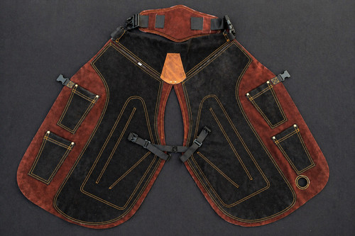Handmade leather farrier chaps - handmade,