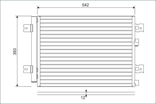 814077 valeo condenser air - 814077,