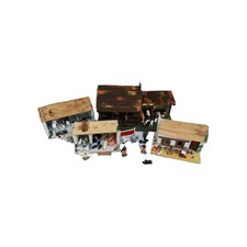 Vintage Farm Toys & Buildings Bundle Britains Timpo Crescent Figures Animals