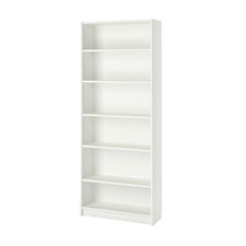 1 IKEA BILLY Bookcase White Shelving Unit Adjustable Shelves Wall-Mountable