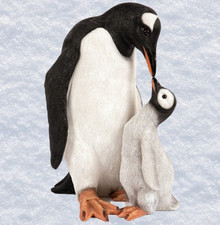 Penguin & Baby Ornament Garden