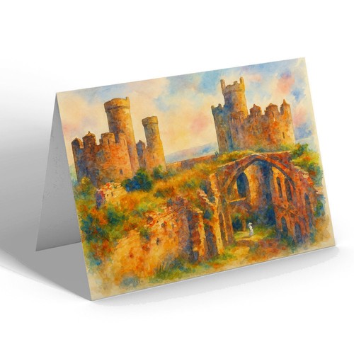 Notelet conway castle - -,
