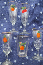 5  ASSORTED BRITVIC GLASSES